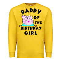 Lemon mens peppa pig daddy of the birthday Premium Sweatshirt - artisFamous