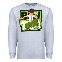Heather Grey ben tennyson ben 10 Premium Sweatshirt - artisFamous