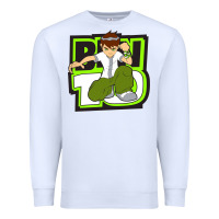 White ben tennyson ben 10 Premium Sweatshirt - artisFamous