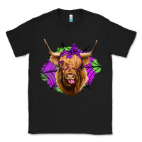 Black halloween highland cow Classic Tee - Jasminsmagicworld