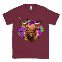 Burgundy halloween highland cow Classic Tee - Jasminsmagicworld