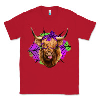 Red halloween highland cow Classic Tee - Jasminsmagicworld