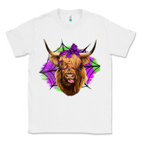 White halloween highland cow Classic Tee - Jasminsmagicworld