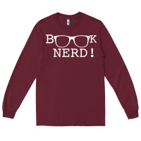 Burgundy b k Nerd! Long Sleeve Tee - Bettercallsaul