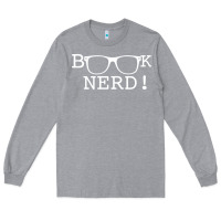 Heather Grey b k Nerd! Long Sleeve Tee - Bettercallsaul