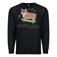 Black hard corg Premium Sweatshirt - artisFamous