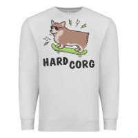 Dove Grey hard corg Premium Sweatshirt - artisFamous