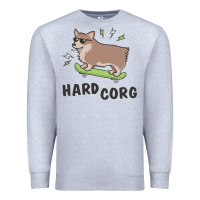 Heather Grey hard corg Premium Sweatshirt - artisFamous