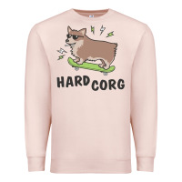Pale Pink hard corg Premium Sweatshirt - artisFamous