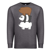 Charcoal Heather we bare bears the movie Premium Sweatshirt - artisFamous