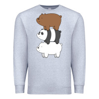 Heather Grey we bare bears the movie Premium Sweatshirt - artisFamous