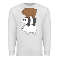 Oatmeal Heather we bare bears the movie Premium Sweatshirt - artisFamous