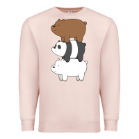 Pale Pink we bare bears the movie Premium Sweatshirt - artisFamous