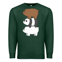 Sports Green we bare bears the movie Premium Sweatshirt - artisFamous