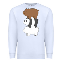 White we bare bears the movie Premium Sweatshirt - artisFamous