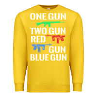 Lemon one gun two gun red gun blue gun Premium Sweatshirt - artisFamous