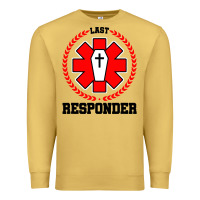 Antique Gold morgue embalmer funeral director mortician Premium Sweatshirt - artisFamous