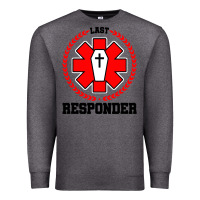 Charcoal Heather morgue embalmer funeral director mortician Premium Sweatshirt - artisFamous