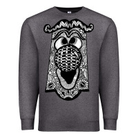 Charcoal Heather alice in wonderland doorknob Premium Sweatshirt - artisFamous