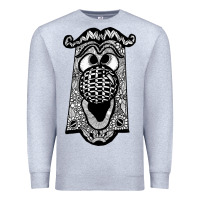 Heather Grey alice in wonderland doorknob Premium Sweatshirt - artisFamous