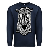 Navy alice in wonderland doorknob Premium Sweatshirt - artisFamous