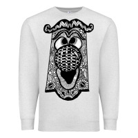 Oatmeal Heather alice in wonderland doorknob Premium Sweatshirt - artisFamous