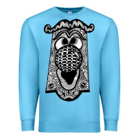 Ocean Blue alice in wonderland doorknob Premium Sweatshirt - artisFamous