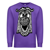 Purple alice in wonderland doorknob Premium Sweatshirt - artisFamous