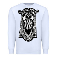 White alice in wonderland doorknob Premium Sweatshirt - artisFamous