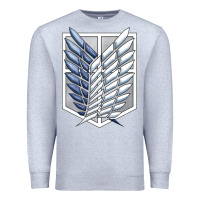 Heather Grey Titan Japan Premium Sweatshirt - artisFamous