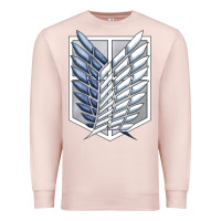 Pale Pink Titan Japan Premium Sweatshirt - artisFamous