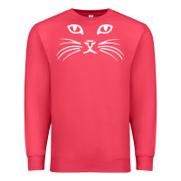 Cardinal cat face Premium Sweatshirt - artisFamous