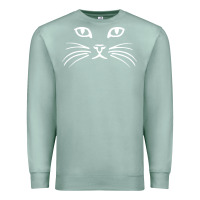 Seafoam cat face Premium Sweatshirt - artisFamous