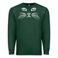 Cat Face Premium Sweatshirt | Teevron