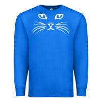 True Royal cat face Premium Sweatshirt - artisFamous