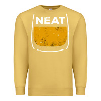 Antique Gold neat whiskey glass Premium Sweatshirt - artisFamous