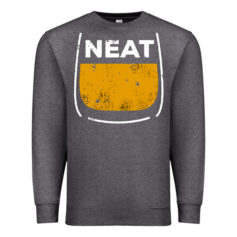 Neat Whiskey Glass Premium Sweatshirt by artisFamous | Teevron