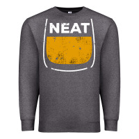 Charcoal Heather neat whiskey glass Premium Sweatshirt - artisFamous
