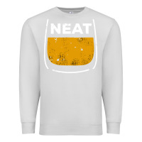 Dove Grey neat whiskey glass Premium Sweatshirt - artisFamous