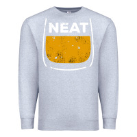 Heather Grey neat whiskey glass Premium Sweatshirt - artisFamous