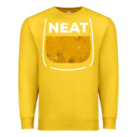 Lemon neat whiskey glass Premium Sweatshirt - artisFamous