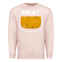 Pale Pink neat whiskey glass Premium Sweatshirt - artisFamous
