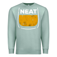 Seafoam neat whiskey glass Premium Sweatshirt - artisFamous