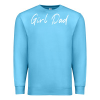 Ocean Blue girl dad Premium Sweatshirt - artisFamous