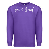 Purple girl dad Premium Sweatshirt - artisFamous