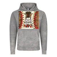Baseball Mom Messy Bun Vintage Hoodie | Teevron