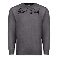Charcoal Heather girl dad Premium Sweatshirt - artisFamous