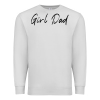 Dove Grey girl dad Premium Sweatshirt - artisFamous