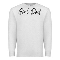 Oatmeal Heather girl dad Premium Sweatshirt - artisFamous