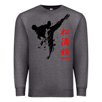 Charcoal Heather shotokan karate Premium Sweatshirt - artisFamous